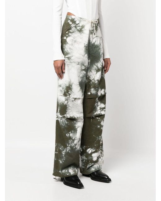 DARKPARK Daisy Militaire Broek in het White