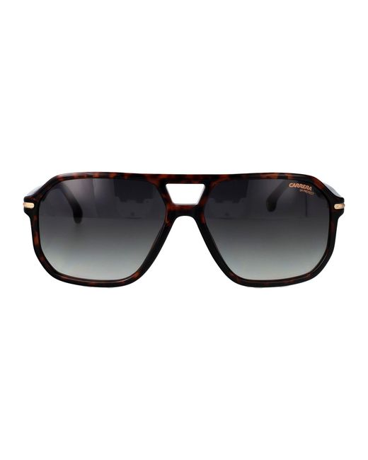 Carrera Black Havana Acetate Sunglasses for men