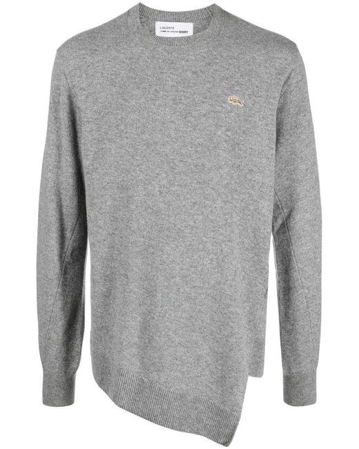 Comme des Garçons Gray Wool Sweater for men