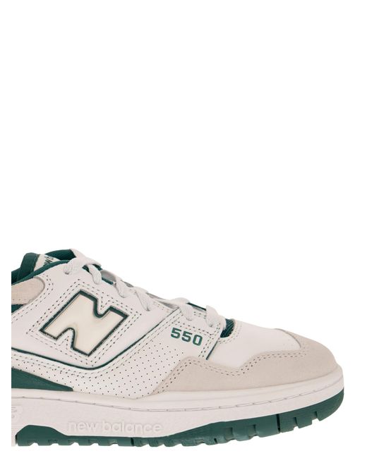 Sneaker BB550 di New Balance in White da Uomo