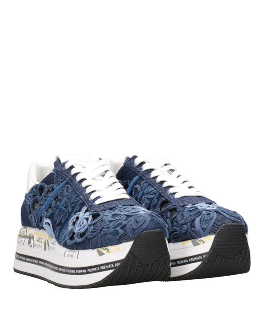 Premiata Blue Sneakers