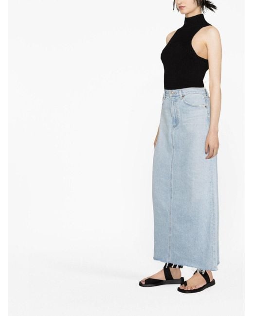 Agolde White Hilla Skirt