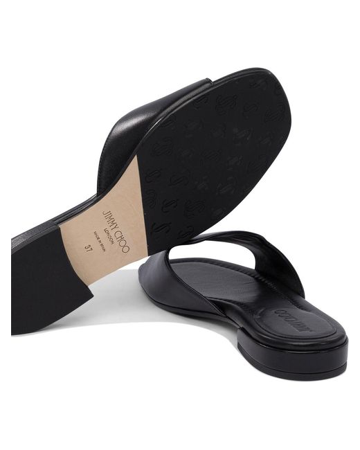 Claquettes Dina Jimmy Choo en coloris Black