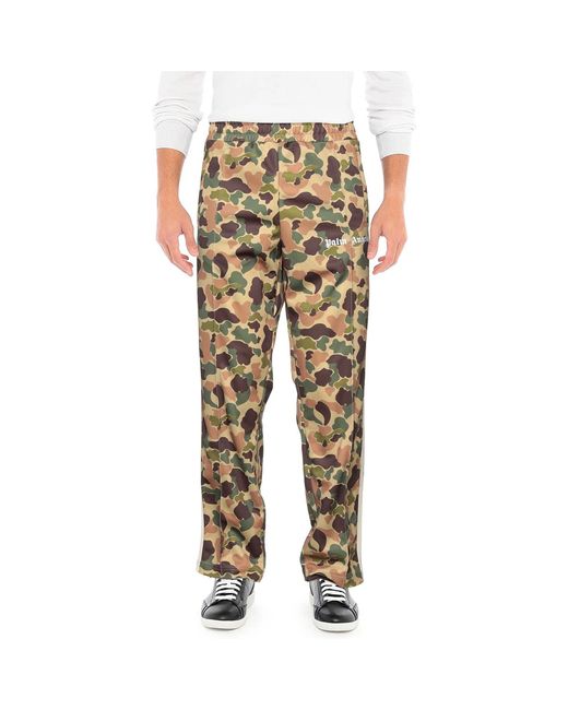 Palm Angels Natural Camouflage Sweatpants for men