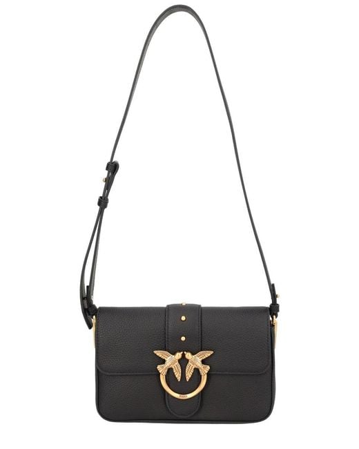 Pinko White Mini "Love" Bag