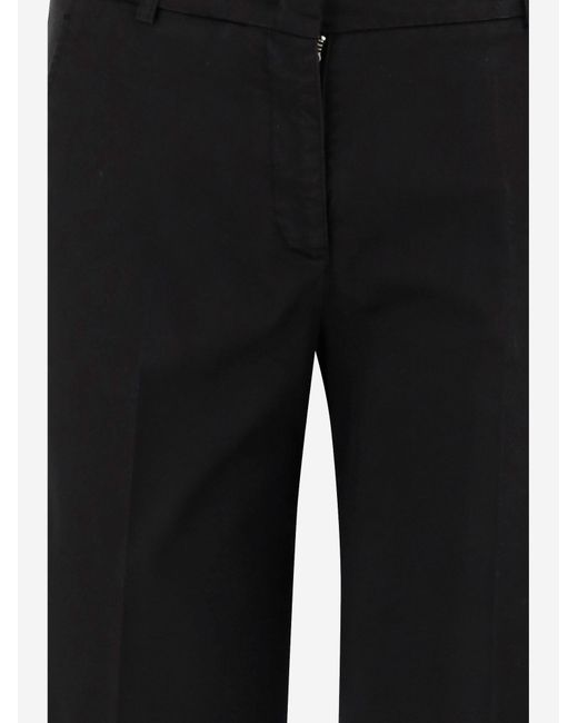 QL2 Donna Black Elegant Stretch Pants