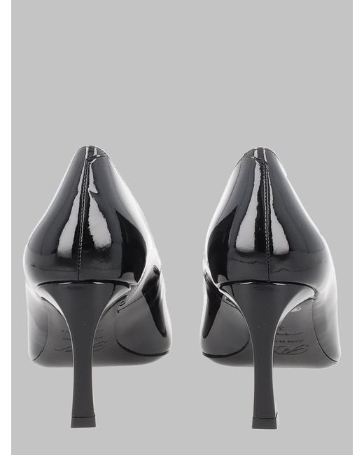 Roger Vivier Black Court Shoes Trompette Patent Leather