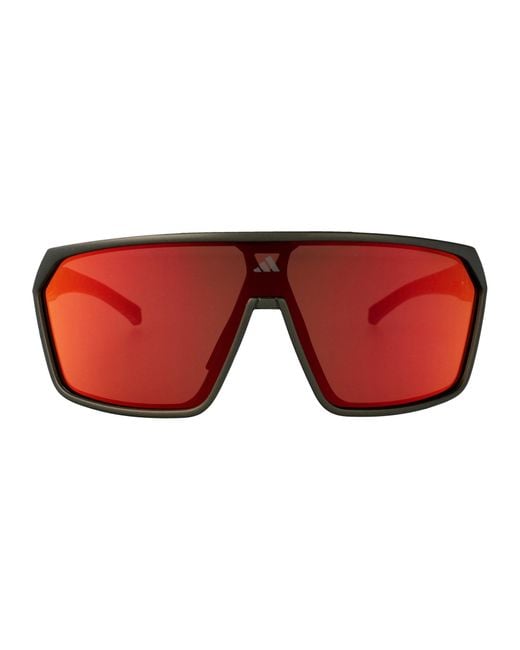 Adidas Red Sunglasses