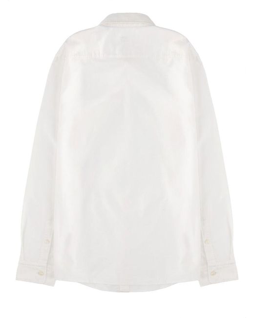 Boss White Shirt With Logo for men