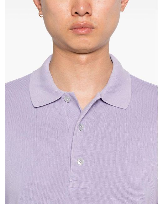 Tom Ford Purple T-Shirts And Polos Lilac