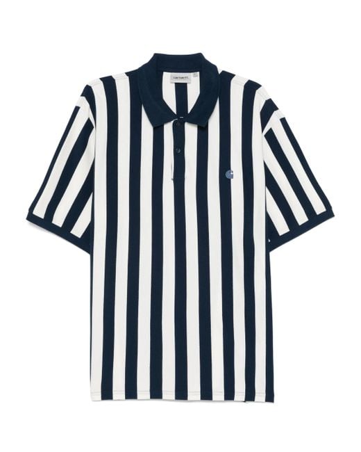 Carhartt Blue S/S Boynton Polo for men