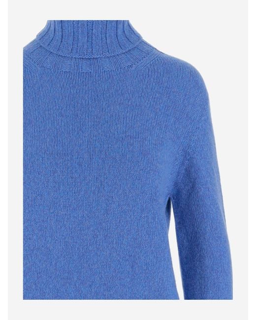 Oliver Lattughi Blue Cashmere Sweater