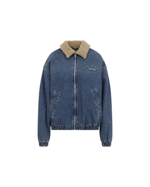 Miu Miu Blue Blouson