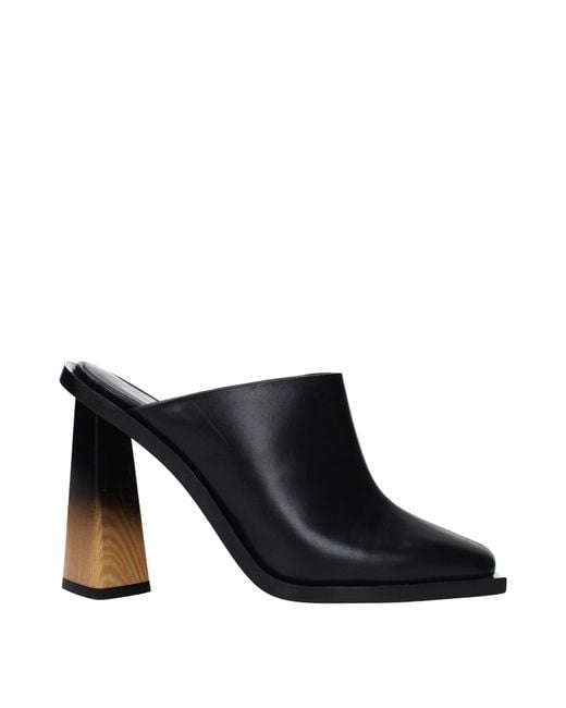 Givenchy Black Sandalen zeigen Frauen Leder schwarz