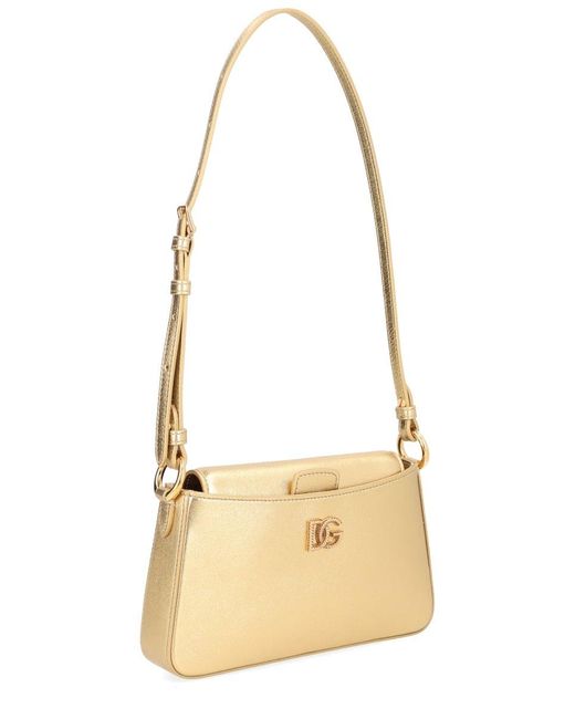 Dolce & Gabbana Natural Leather Phone Bag