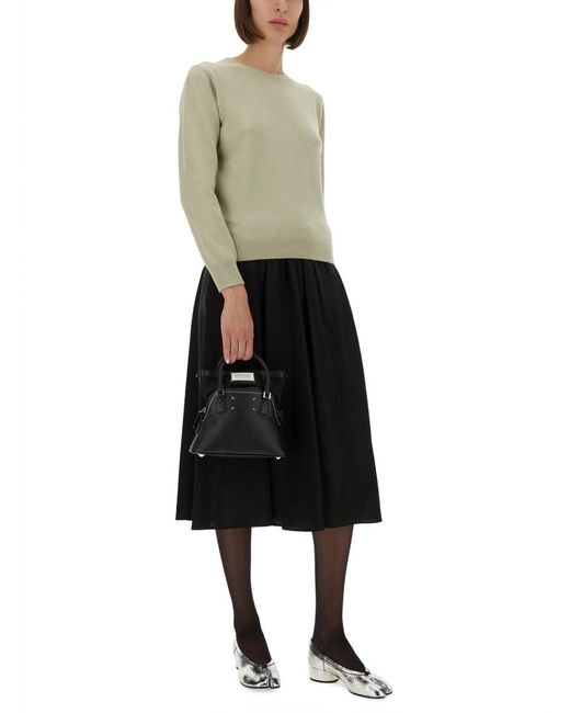 Maison Margiela Green Regular Fit Wool Sweater