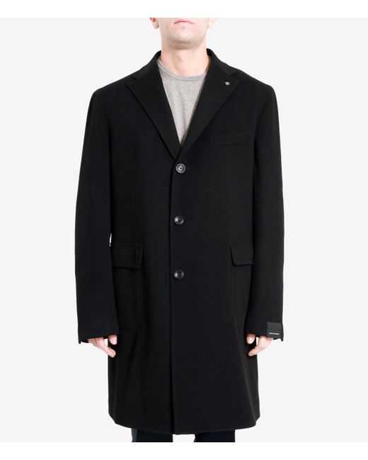 Tagliatore Black Coats for men