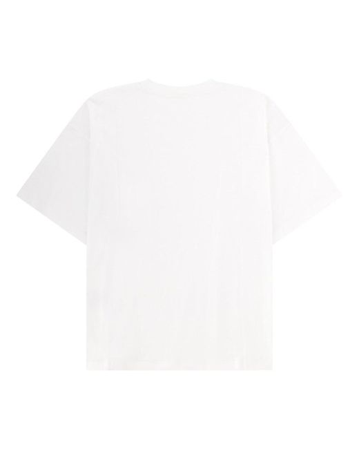 Versace White Tshirt Con Taschino E Logo