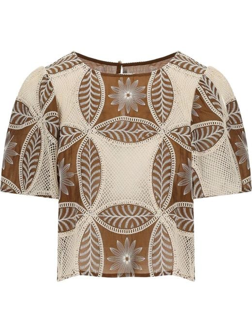 Traffic People Natural Rene Top