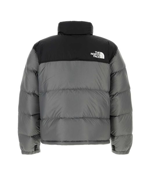 The North Face Gray Two-tone Nylon Down Jacket for men