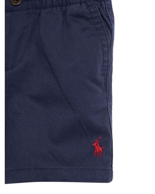 Polo Ralph Lauren Blue Bermuda With Logo