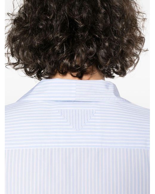 Camisa a rayas Prada de hombre de color White