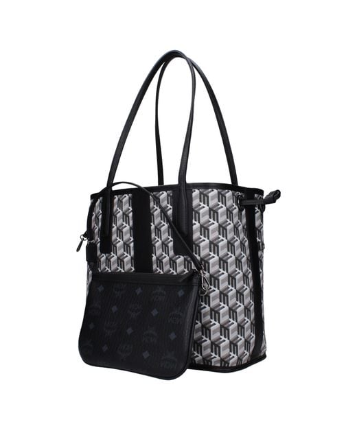 MCM Black Shoulder Bag Fabric
