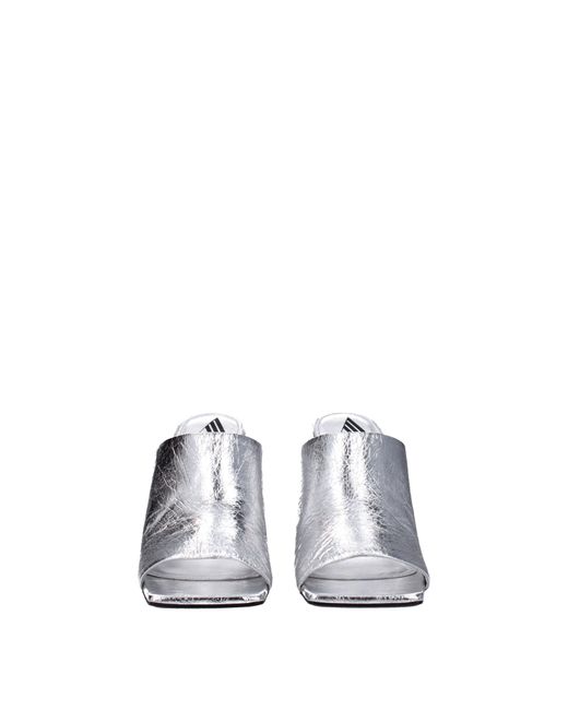 The Attico Wedge Hak Muilezels in het Gray