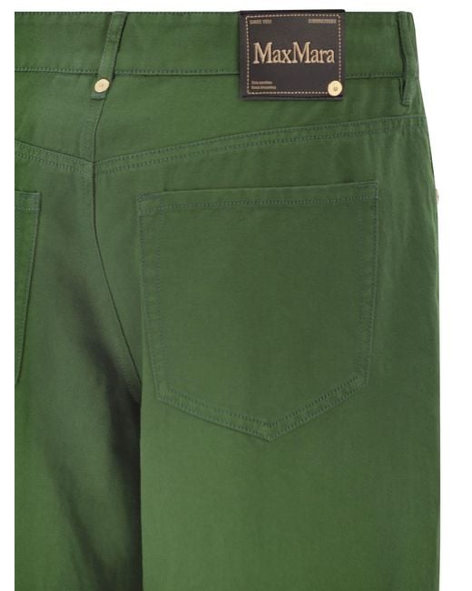 Max Mara Green Smmonorata 5 Pocket Trousers