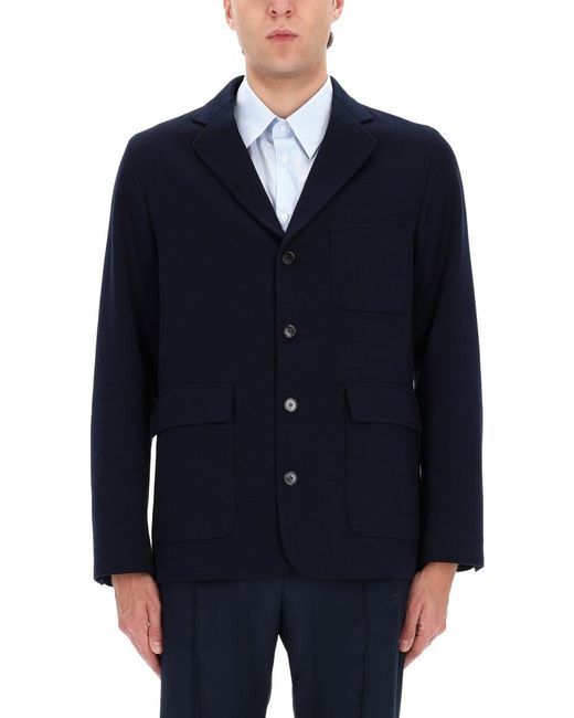 Gucci Blue Single Breasted Jacket