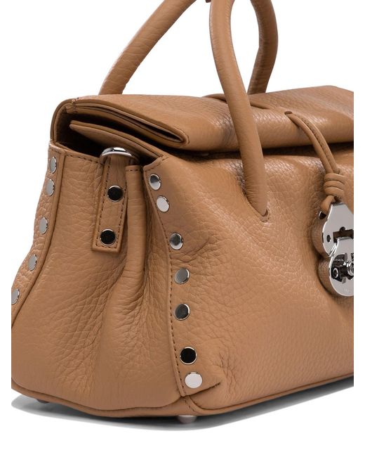 Zanellato Brown "Dotta" Handtasche