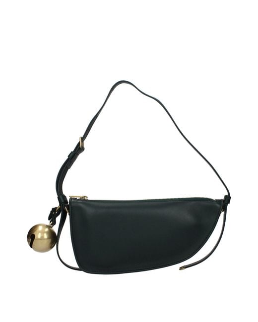 Burberry Black Leather Shoulder Bags