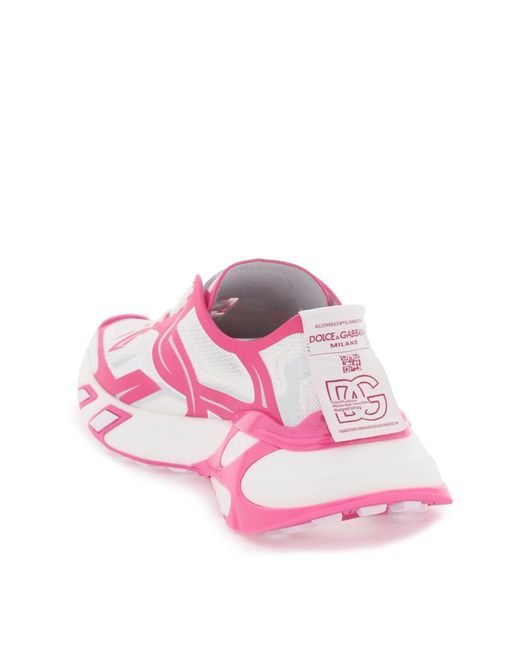 Dolce & Gabbana Pink 'schnelle' Sneaker