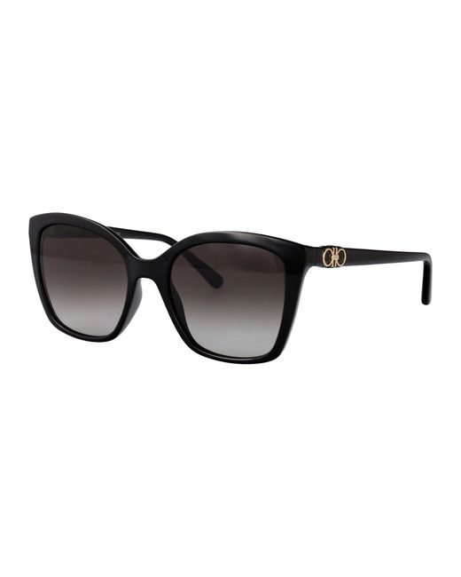 Ferragamo Black Sunglasses