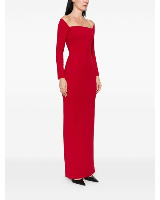 Solace London Red Lolita Maxi Dress