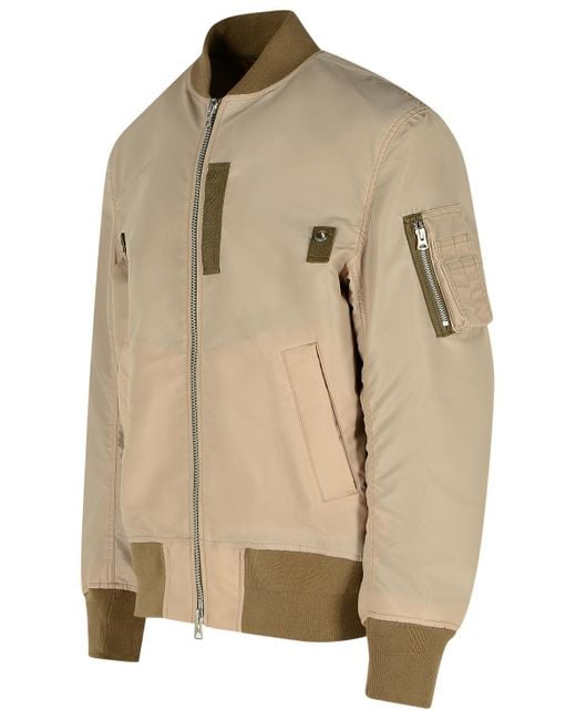 Sacai Natural Nylon Bomber Jacket