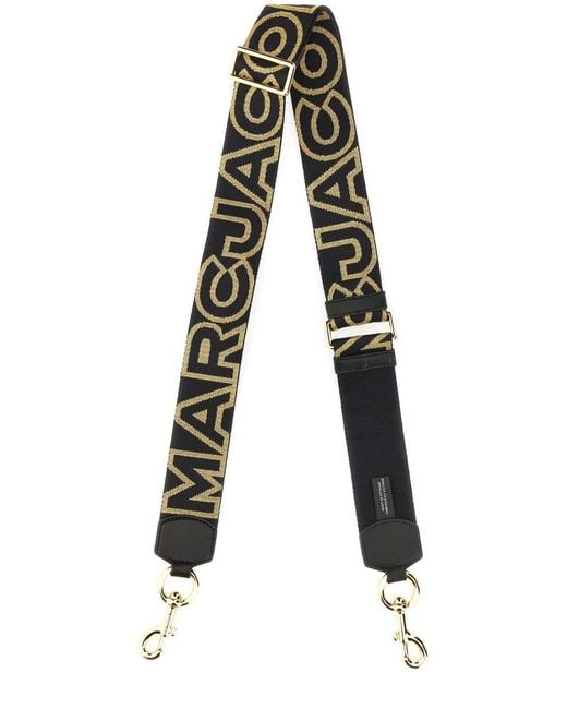 Tracolla el logotipo de Outline Marc Jacobs de color Black