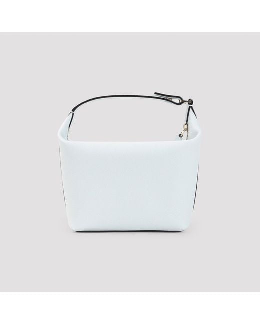 Valextra White Mini Handbag Pouch