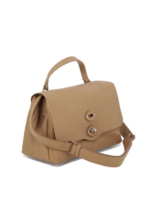 Zanellato Brown Postina Pura Luxethic S Handbag