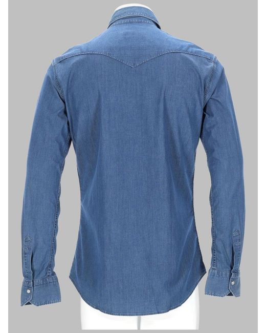 Brian Dales Blue Camicia