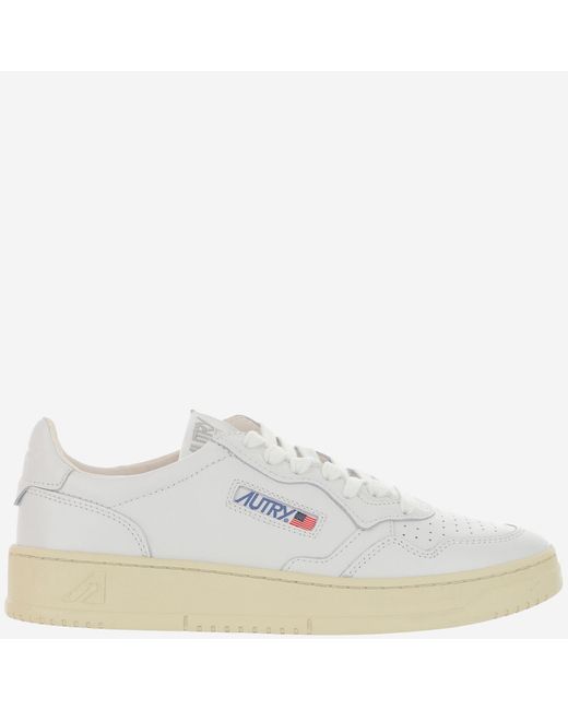 Autry White Sneakers Medalist Low Leather