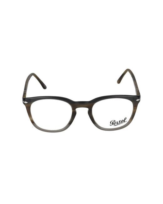 Persol Zonnebrillen 0 Po3258 V 1135 Striato Marrone /21/145 in het Black