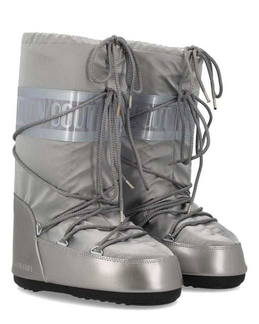 Moon Boot Gray "Icon Glance" Boot for men