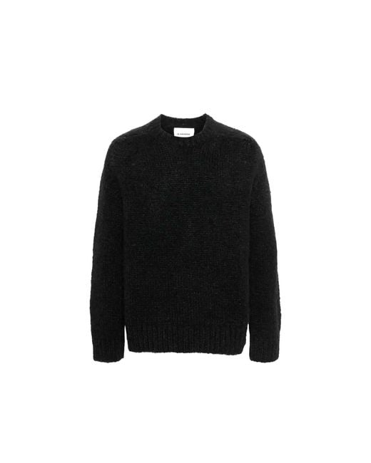 Jil Sander Black Alpaca Sweater for men