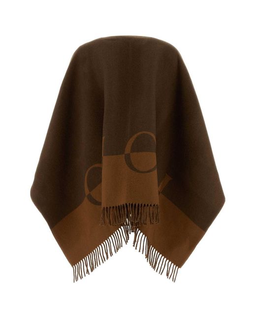 Gucci Brown Wool Blend Cape