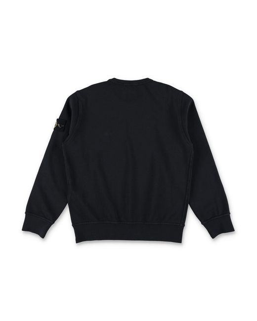 Stone Island Blue Sweatshirt With Chest Pocket