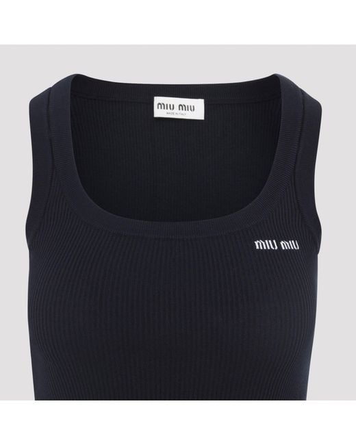 Miu Miu Blue Top