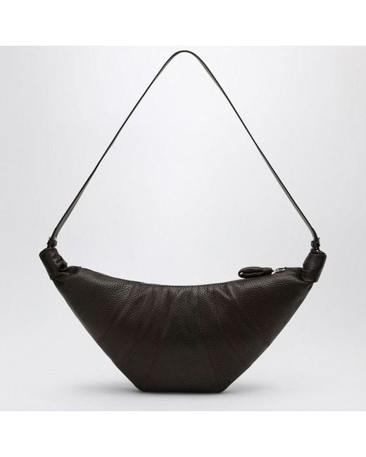 Lemaire Black Medium Croissant Bag