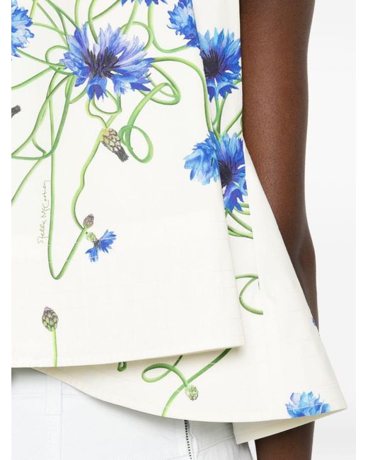 Stella McCartney White Embroidered Cotton Top