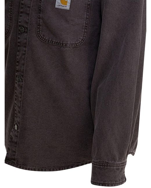 Carhartt Blue "Mitch" Overshirt Jacket